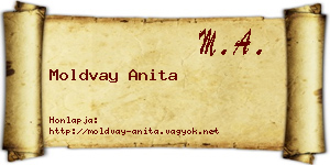 Moldvay Anita névjegykártya